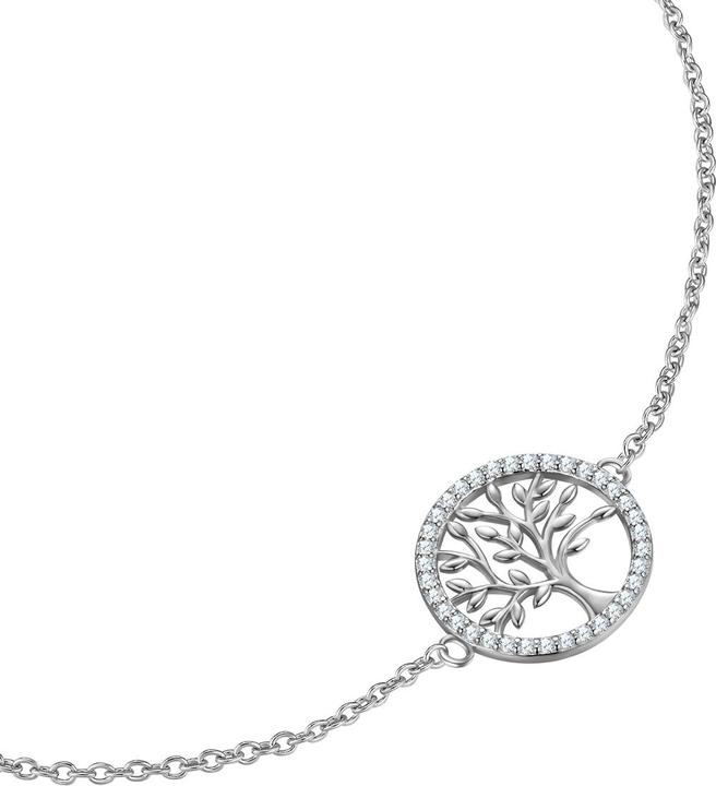 Immagine prodotto Rafaela Donata Bracciale da donna albero della vita in argento 925 - 35524 (17 cm, Argento)