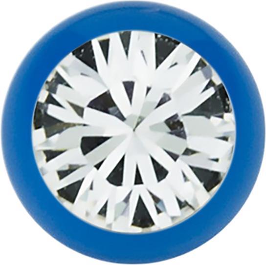 Immagine prodotto Star Piercing Micro sfera blu scuro con Swarovski argento (senza ottone, Acciaio chirurgico 316L)