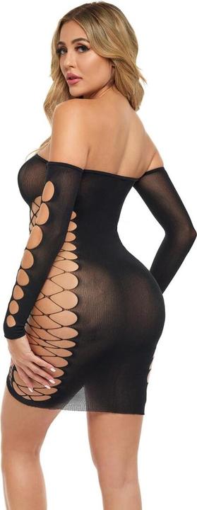 Image du produit Pink Lipstick Lingerie Diamond Drippin Dress One Size Noir (Taille unique)