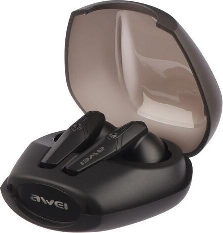 Produktbild Awei słuchawki Bluetooth 5.3 T25 TWS + stacja dokująca czarny/black