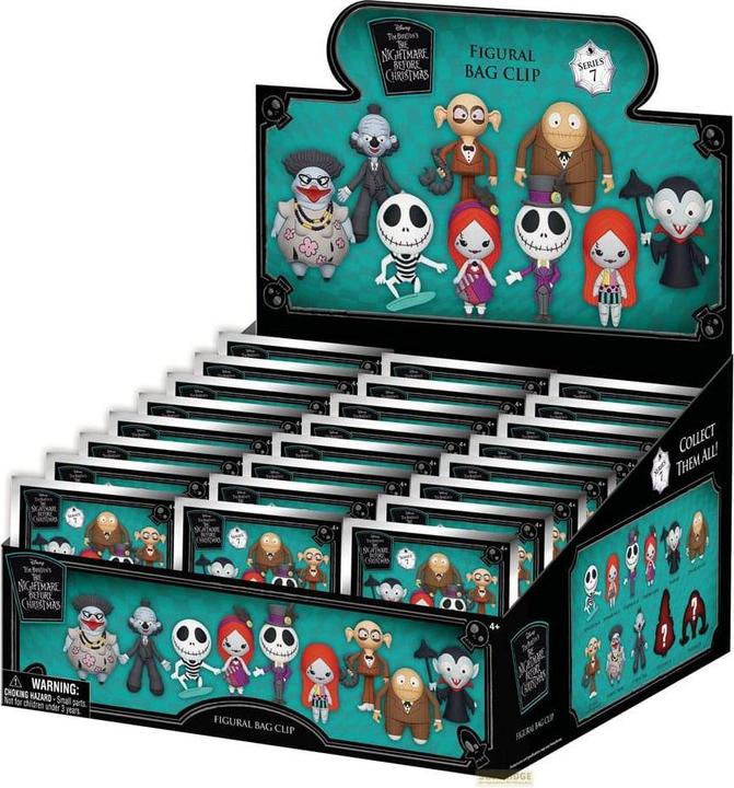 Immagine prodotto Monogram Int. Etichette per borse Nightmare before Christmas 3D in PVC Serie 6 Display (24)