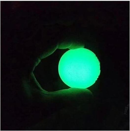 Produktbild Chuckit! CHUCKIT MAX GLOW leuchtender Fetch-Ball 7 6 cm Durchmesser Grösse L Weiss (Wurfspielzeug Hund)