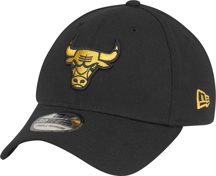 Actual product image New Era 39Thirty Stretch Cap - Chicago Bulls black - L/XL (L)