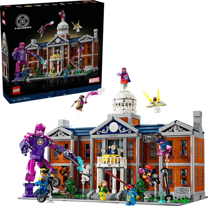 Image du produit LEGO X-Men: X-Mansion (76294, LEGO difficiles à trouver, LEGO Marvel)