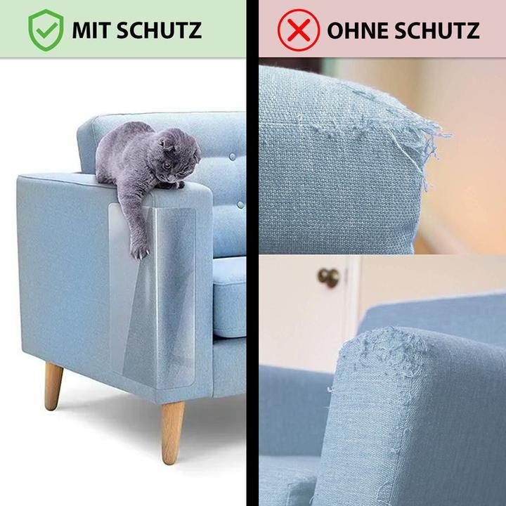 Productafbeelding Hermex Krasbescherming Kras-stop anti-krasfolie Kattenmeubelbeschermer Muurbescherming (Kat)