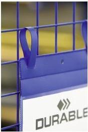 Actual product image Durable Grid box pocket with flap A5 landscape (A5, Across)