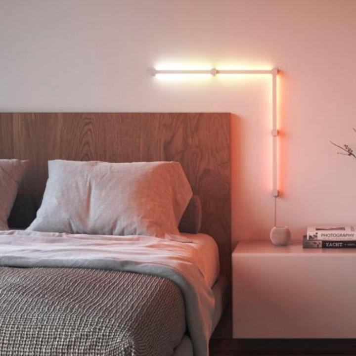 Actual product image Nanoleaf Lines Squared Starter Set (Multicoloured, 252 cm, Indoor)