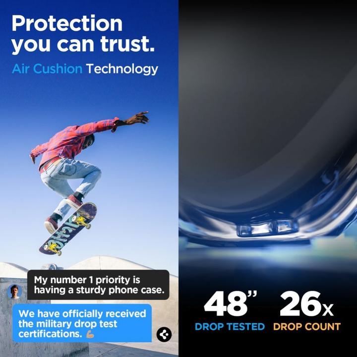 Produktbild Spigen Tough Armor Sam A35 5G czarny/black ACS07517 (Samsung Galaxy A35)