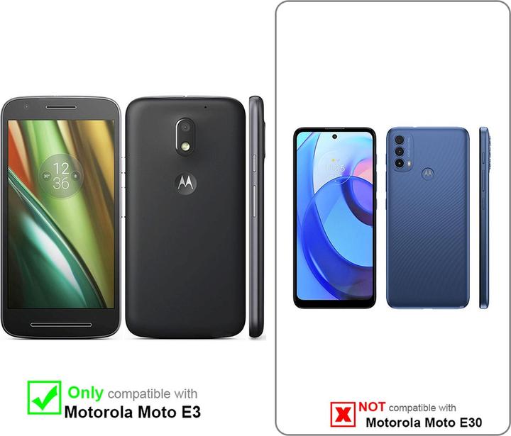 Productafbeelding Cadorabo Boek Onzichtbare Magneethoes (Motorola Moto E3)