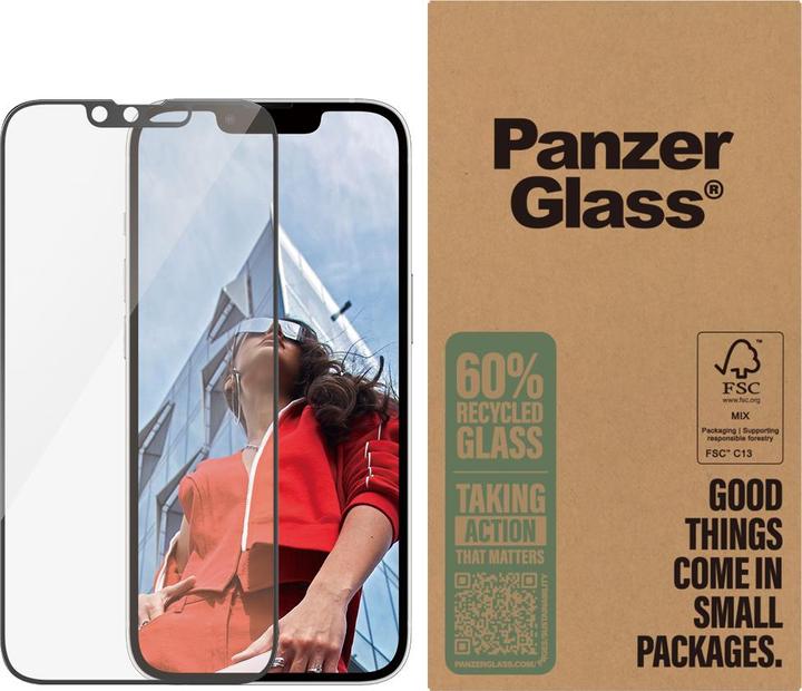 Actual product image PanzerGlass ® Screen Protector iPhone SE (2025) | 14 | 13 | 13 Pro | Ultra-Wide Fit (1 Piece, Apple iPhone 13, Apple iPhone 14, Apple iPhone 13 Pro, Apple iPhone 16e)