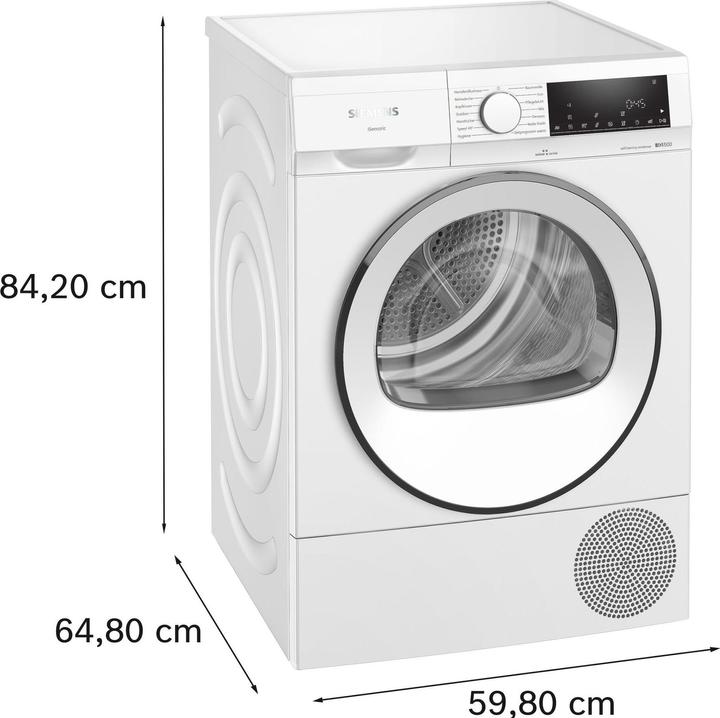 Actual product image Siemens iQ500, WQ45G2A0CH (9 kg, Right, CH plug)