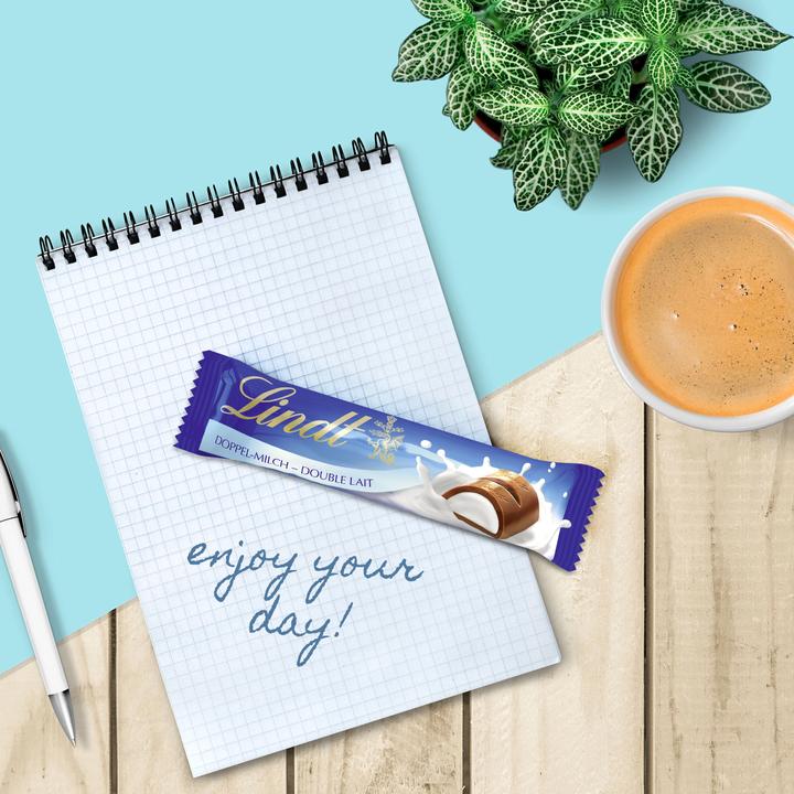 Produktbild Lindt Schokoladenriegel Doppelmilch (684 g)