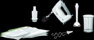 Actual product image Bosch Hausgeräte ErgoMixx with vacuum function (450 W)