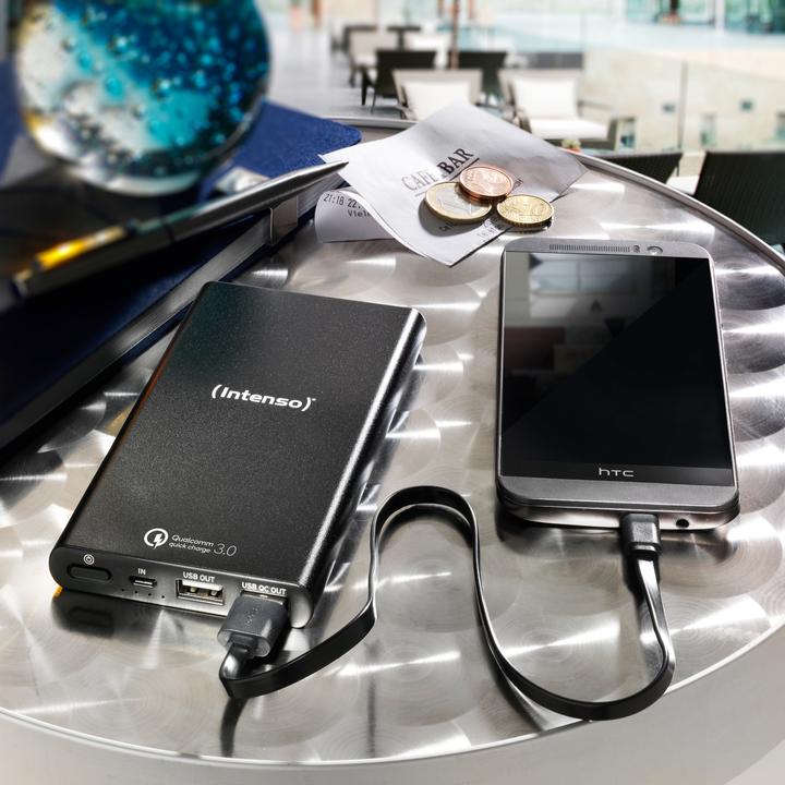 Actual product image Intenso Power Bank Q10000 (10000 mAh, 5 W, 37 Wh)