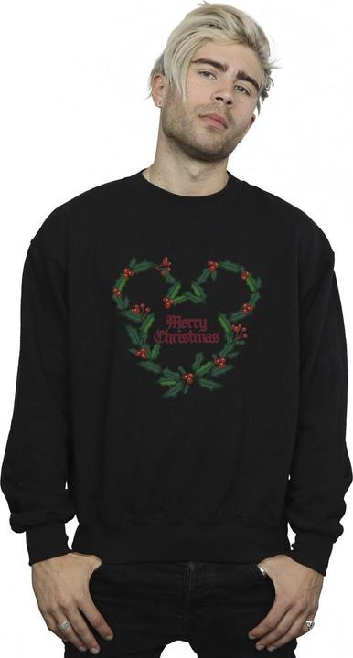 Produktbild Disney Mickey Mouse Merry Christmas Holly Sweatshirt (S)