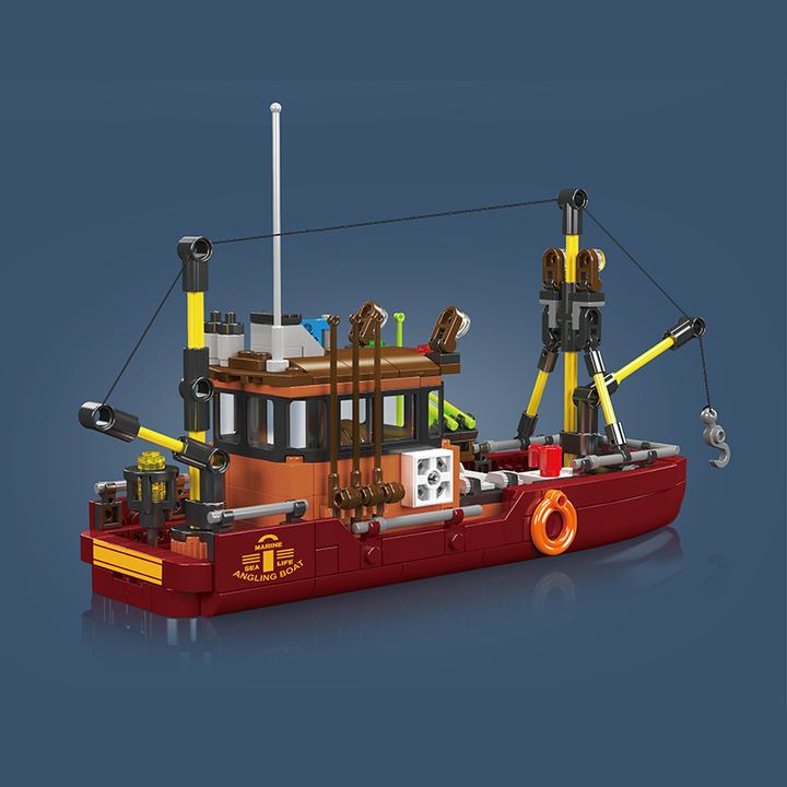Actual product image Mould King Fishing boat