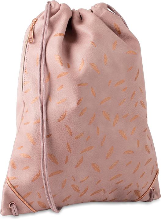 Roost Gym bag zip 23x1x40cm 500557 Midnight gold, soft pink