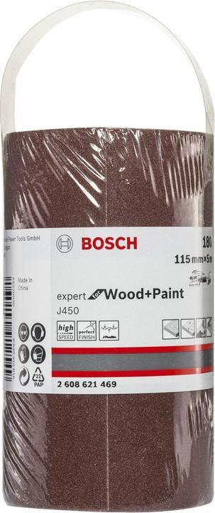 Immagine prodotto Bosch Professional Zubehör Levigatrice manuale di carta vetrata 11m (180)