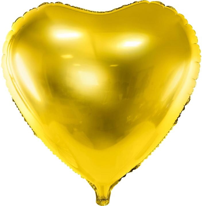 Actual product image Partydeco Heart balloon gold 61cm