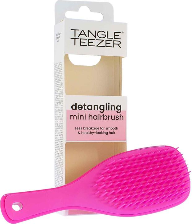 Actual product image Tangle Teezer Mini The Ultimate Detangler Hairbrush Gentle on Wet Hair Two-Tiered Teeth Comfortable