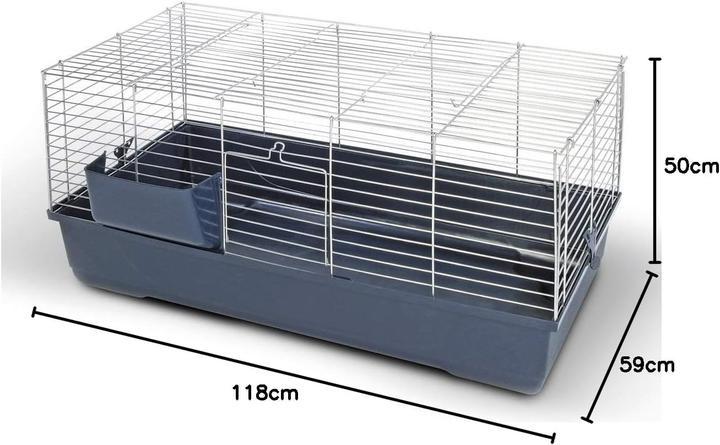 Actual product image Josty Rabbit cage blue