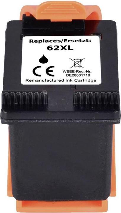Productafbeelding Renkforce Inkt vervangt HP 62 XL (C2P05AE) Compatibel Zwart RF-I-HP62XLBK RF- (BK)