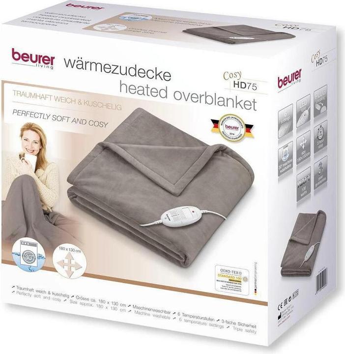 Productafbeelding Beurer HD 75 Cosy Taupe (130 x 180 cm)