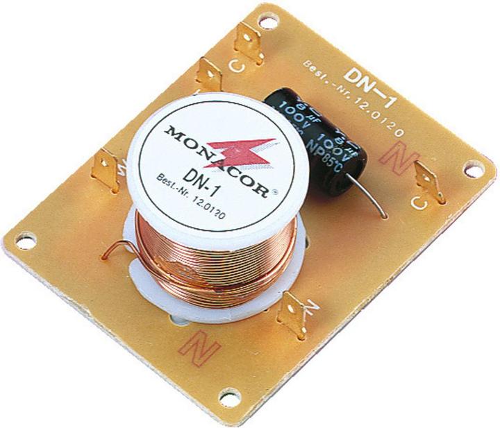 Actual product image Monacor 2-way crossover