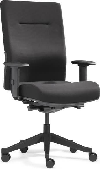 Produktbild Sitwell Bandscheiben-Drehstuhl Ergo-Office schwarz mit Armlehnen