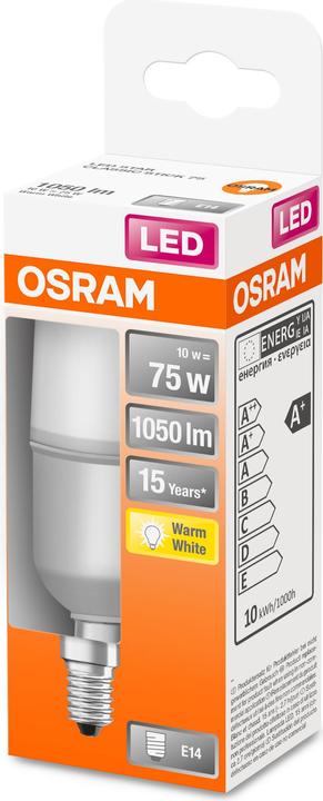Produktbild Osram Led Star Stick (E14, 9 W, 1050 lm, 1 x, E)