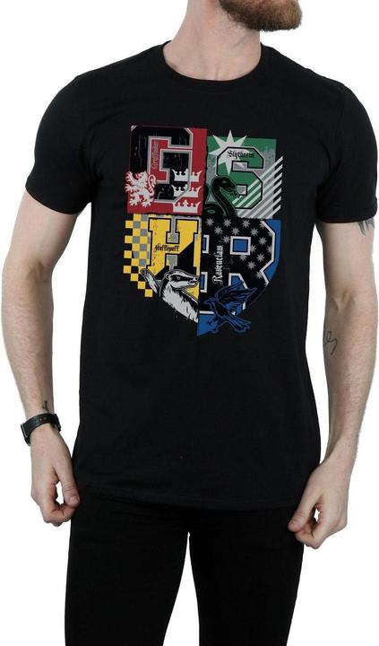 Immagine prodotto Maglietta in cotone delle case di Hogwarts per uomo (L)