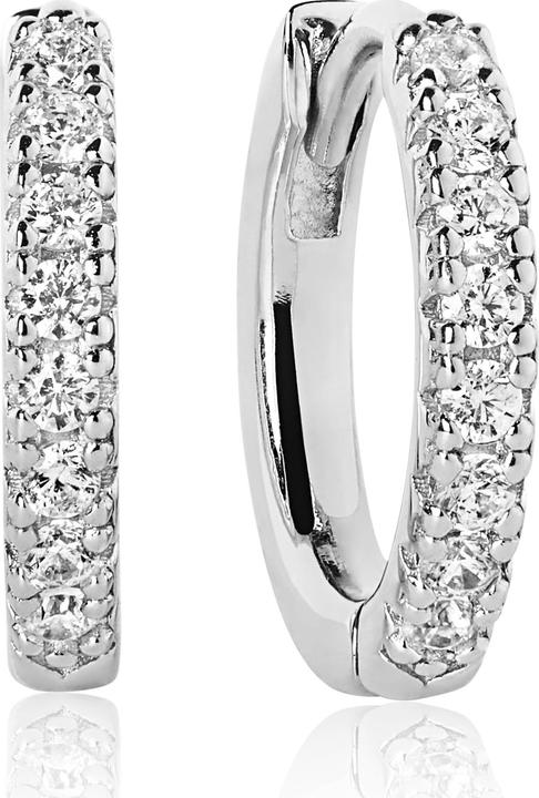 Sif Jakobs Timeless rings with cubic zirconia Ellera SJ-E1066-CZ - Diameter: 1.4 cm (925er Silber)