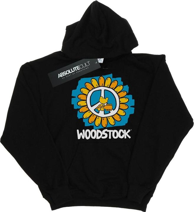 Immagine prodotto Woodstock Flower Peace Felpa con Cappuccio Uomo (M)