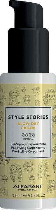 Alfaparf Style Stories Crème pour cheveux soufflés et secs (Pâte capillaire, 150 ml)