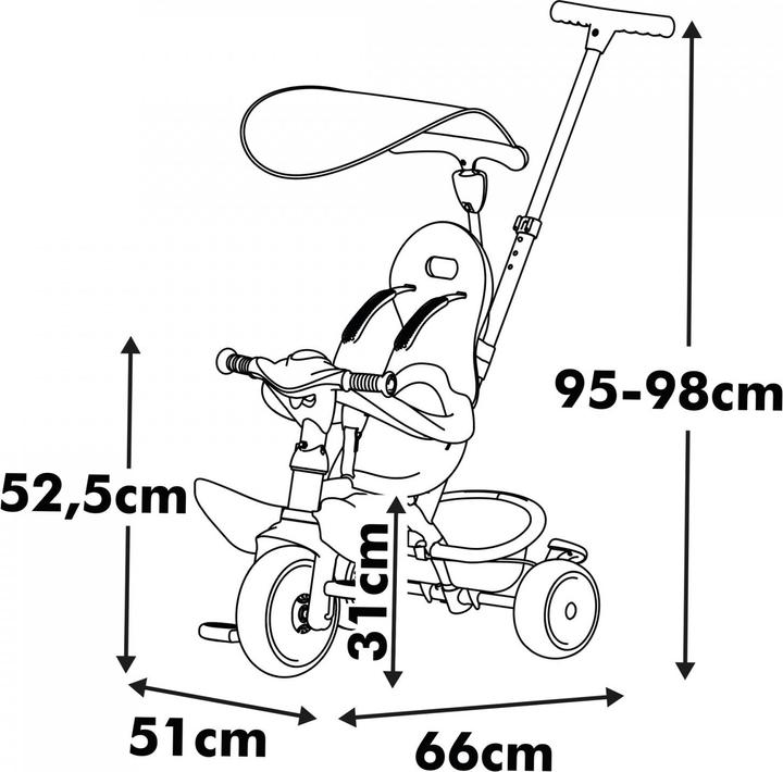 Image du produit Smoby S.Life Baby Balade Tricycle