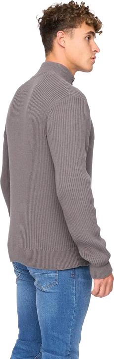 Actual product image Crosshatch Mens Havaline Knitted Quarter Zip Pullover (XL)