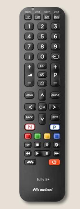 Actual product image Meliconi Fully 8+ (Universal remote control, Miracast)