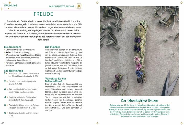 Immagine prodotto Magische Rituale mit Räucherbündeln. Zu Jahresfesten und im Alltag: Reinigung, Schutz, Liebe uvm (Tedesco, Flora Denis, 2024)