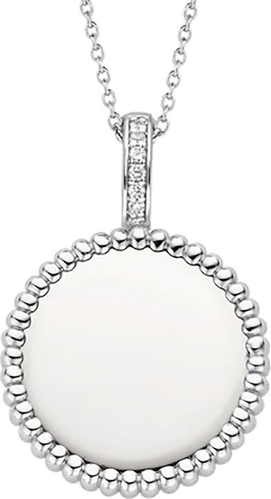 Produktbild Ti Sento Milano Kette mit Anhänger Zirkonia 6798SI (925er Silber, 45 cm)