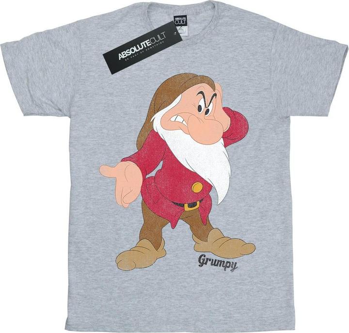 Image du produit Disney - T-shirt SNOW WHITE AND THE SEVEN DWARVES CLASSIC GRUMPY - Fille (152, 158)