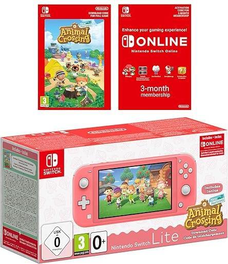 Produktbild Nintendo Switch Lite + Animal Crossing + Switch Online