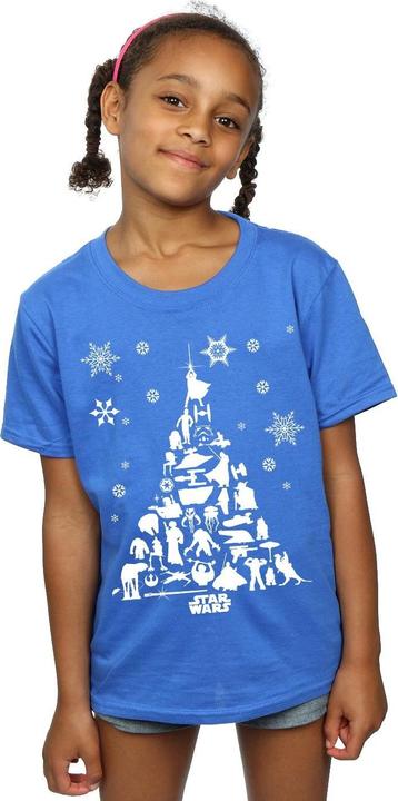 Image du produit Star Wars - T-shirt CHRISTMAS TREE - Fille (152, 158)