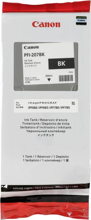 Energie-Label Canon Pfi-207bk (BK)