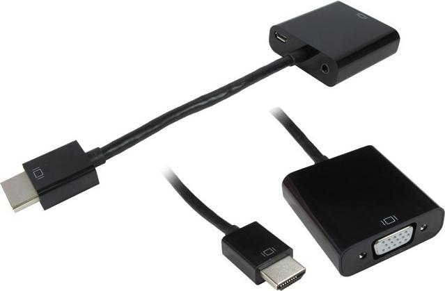Produktbild Cables Direct HDMI TO SVGA ADAPTOR VGA+3.5 SOCKET+ (HDMI)