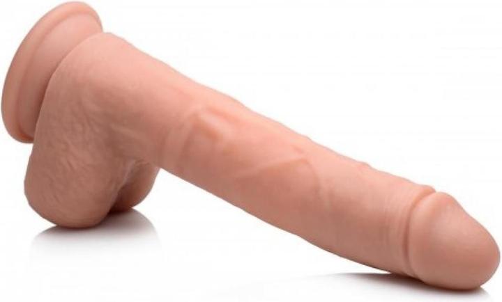 Immagine prodotto Curve Toys XLDildo vibrante e rimbalzante con ventosa e testicoli Beige