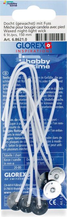 Produktbild Glorex Docht gewachst