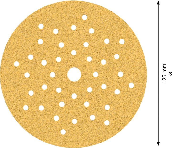 Image du produit Bosch Professional Zubehör EXPERT C470 Papier abrasif multi-trous pour ponceuse excentrique, 125 mm, G 80, 5 pcs. (80)