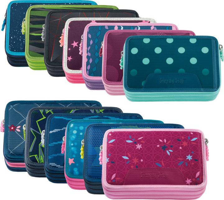 Actual product image Step by Step satchel accessories XXL pencil case, 43 pieces