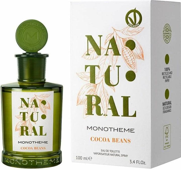 Produktbild Monotheme Unisex-Parfüm Natura Cocoa Beans EDT 100 ml (Eau de Toilette, 100 ml)