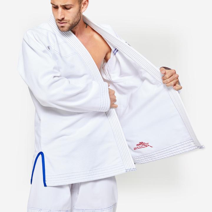 Image du produit Outshock Kimono de Jiu-Jitsu Brésilien 450 g/m² - blanc (158, 164)